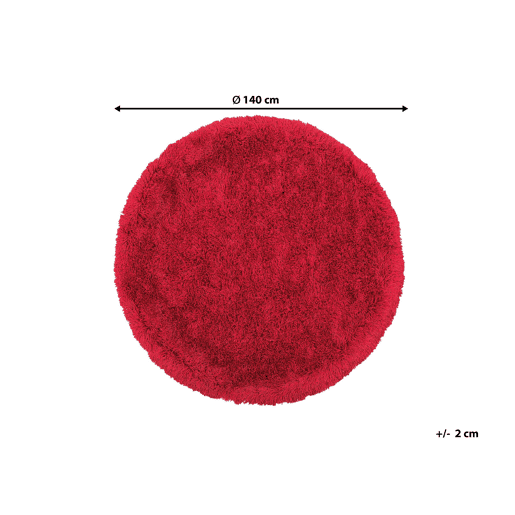 Tapete felpudo CIDE Vermelho ø 140 cm