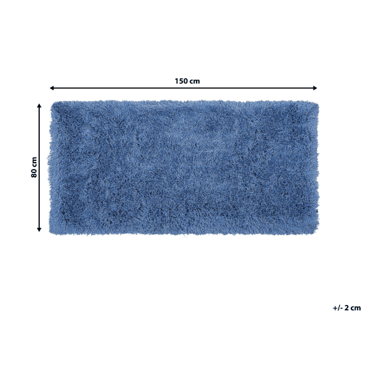 Tapete felpudo CIDE Azul 80 x 150 cm