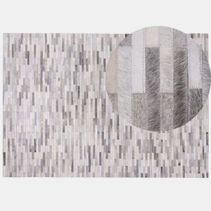 Tapete AHILLI Cinzento 160 x 230 cm Pele