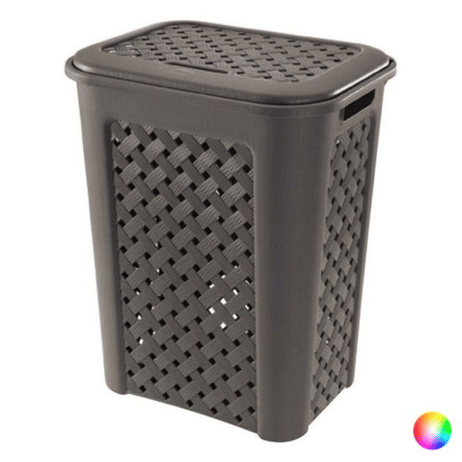 Cesto de Roupa Suja Tontarelli 30 L (38 x 28 x 46 cm) Castanho