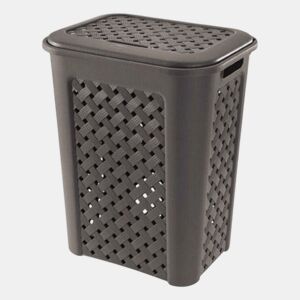 Cesto de Roupa Suja Tontarelli 30 L (38 x 28 x 46 cm) Castanho