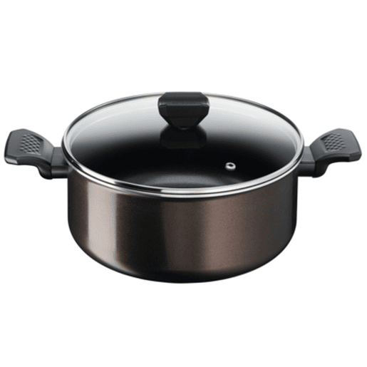 Caçarola Tefal B5544602 Preto Alumínio Vidro Ø 24 cm