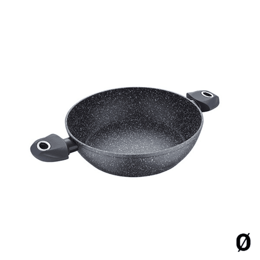 Caçarola Bergner Cinzento Alumínio Forjado Ø 28 x 7 cm - 4 L Caçarola Bergner Cinzento Alumínio Forjado Ø 28 x 7 cm - 4 L