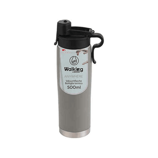 Garrafa de água Bergner Aço inoxidável (500 ml) Cinzento