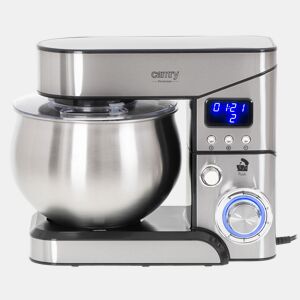 Camry CR4223 Batedeira Planetaria Profissional, Robô de Cozinha, 5L, 6 Velocidades, Acessórios, Inox, 2000,