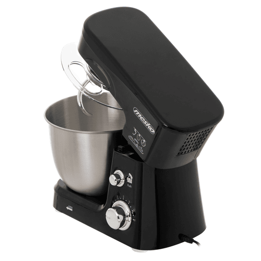 Mesko MS4217 Batedeira Planetaria Robô de Cozinha, 3,5 L, 6 Velocidades, Acessórios, 1200, Preto