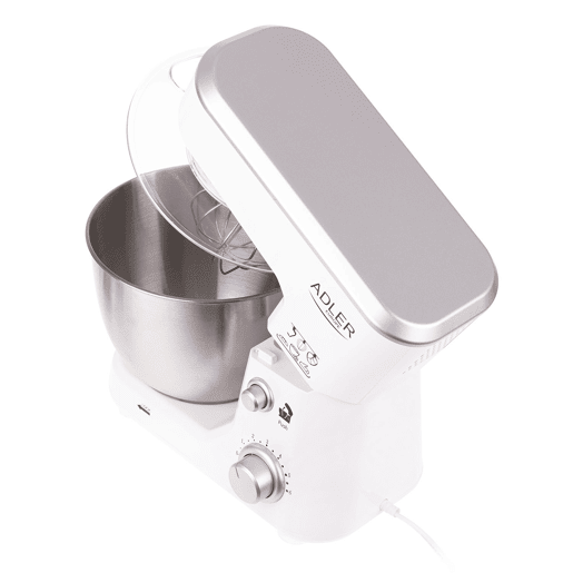 Adler AD4216 Batedeira Planetaria Robô de Cozinha, 4 L, 6 Velocidades, Acessórios, 1000, Branco Adler AD4216 Batedeira Planetaria Robô de Cozinha, 4 L, 6 Velocidades, Acessórios, 1000, Branco