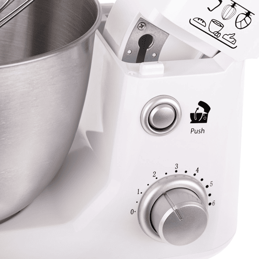 Adler AD4216 Batedeira Planetaria Robô de Cozinha, 4 L, 6 Velocidades, Acessórios, 1000, Branco Adler AD4216 Batedeira Planetaria Robô de Cozinha, 4 L, 6 Velocidades, Acessórios, 1000, Branco