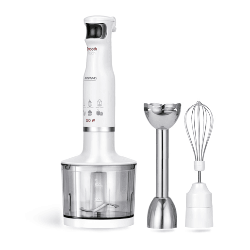 MPM MBL-28 Set de Varinha Picador Multiusos Batedor, Velocidade Ajustável, lâminas Aço Inox, 500, Branco MPM MBL-28 Set de Varinha Picador Multiusos Batedor, Velocidade Ajustável, lâminas Aço Inox, 500, Branco