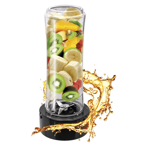 MPM MBL-15M Liquidificador 1 L, 2 Garrafas Smothie To Go 0,6 L,sem BPA,2 Velocidades + Pulso, 450, Prata
