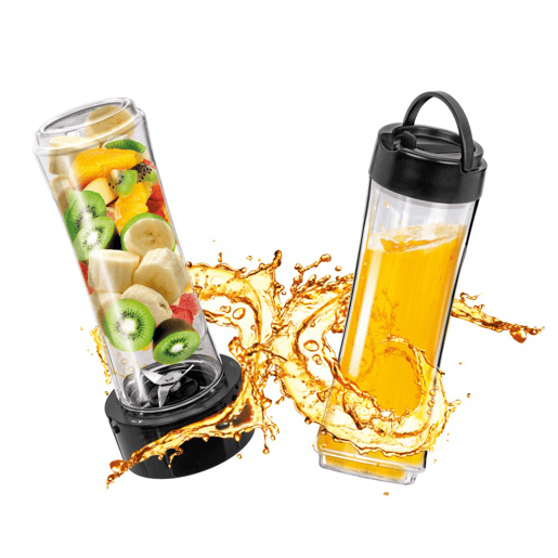 MPM MBL-15M Liquidificador 1 L, 2 Garrafas Smothie To Go 0,6 L,sem BPA,2 Velocidades + Pulso, 450, Prata