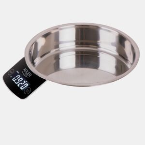Adler AD 3166 Balança de Cozinha Digital Taça 900ml, 5Kg, Função de Tara Aço Inox, , Branco