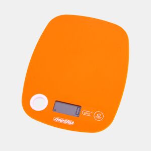 Mesko MS3159O Balança de Cozinha Digital, 5 kg, Ecrã LCD, Alta Precisão, Multifunções, , Laranja