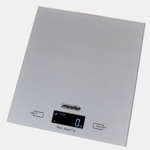 Mesko MS3145 Balança de Cozinha Digital até 5Kg Precisão 1g, Função de Tara, Visor LCD, , Cinza