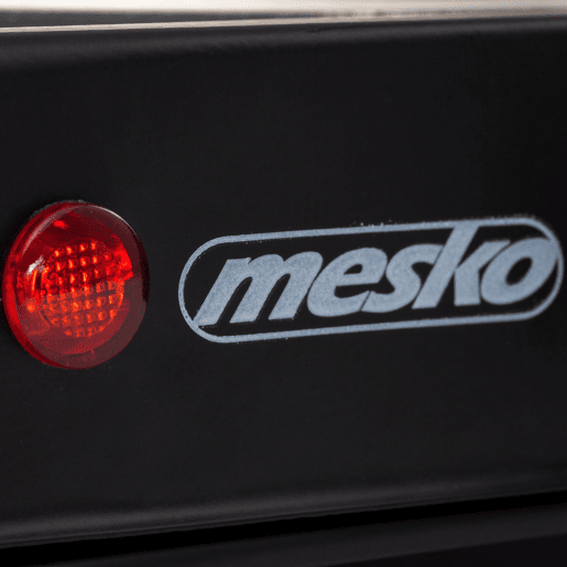 Mesko MS 6508 Fogão Portátil Elétrico 1 Queimador 15,4 cm, Termostato Ajustável, 1000, Preto