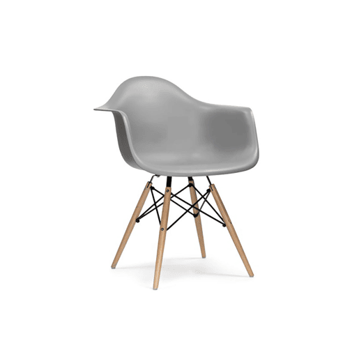 Conjunto 4 Cadeiras Design Neo (Cinza)