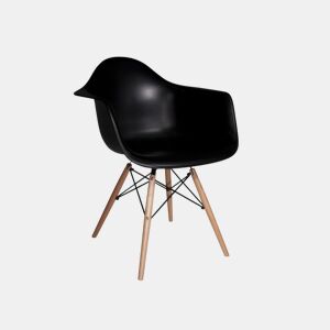 Conjunto 4 Cadeiras Design Neo (Preto)
