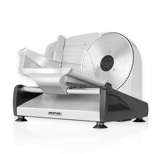 MPM MKR-04M Cortador en Fatia de Carnes, Semi-profissional, Espessura de Corte Ajustável, 150, Prata