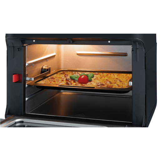 Clatronic FR 3747 Fritadeira de ar quente sem óleo, Capacidade 11 litros, Programas Digital 9, Forno de ar quente, Cuspo de frango, Batatas fritas, 1500W, 1500, Preto