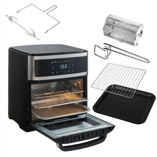 Adler AD6309 Forno Fritadeira a Ar Quente 13 Litros, Convecção, Sem Óleo, 8 Programas, Temperatura 40-200 °C, 2500,