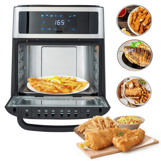 Adler AD6309 Forno Fritadeira a Ar Quente 13 Litros, Convecção, Sem Óleo, 8 Programas, Temperatura 40-200 °C, 2500,