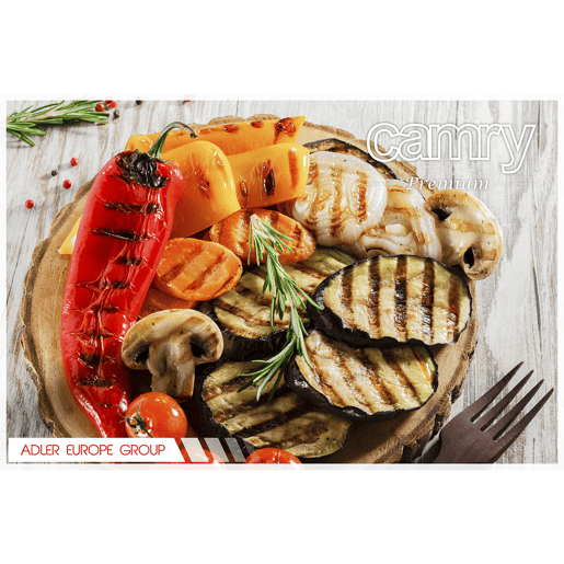 Camry CR6606 Raclette Grill, Grelhador com 6 Frigideiras, Antiaderente, Termóstato Automático, 1200, Preto