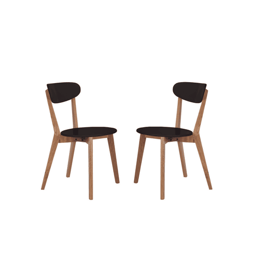 Conjunto 2 Cadeiras de Sala, Lucy (Preto) Conjunto 2 Cadeiras de Sala, Lucy (Preto)