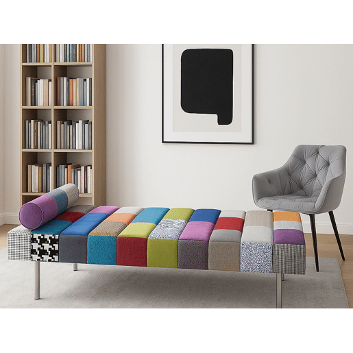 Sofá Cama Hilton (Tecido Patchwork)