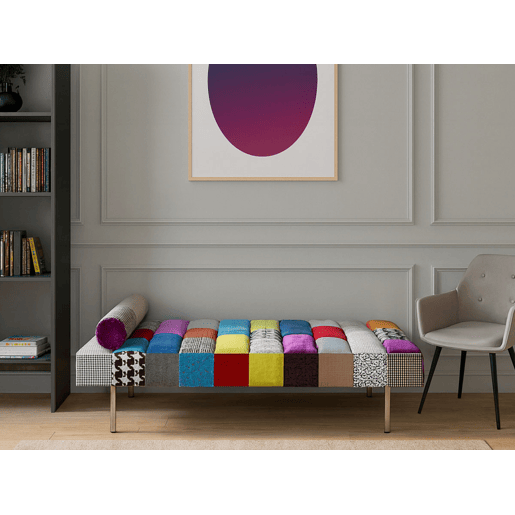 Sofá Cama Hilton (Tecido Patchwork)
