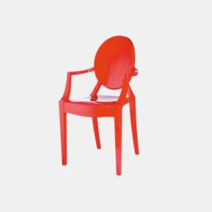 Conjunto 4 Cadeiras Design Valentina (Vermelho)