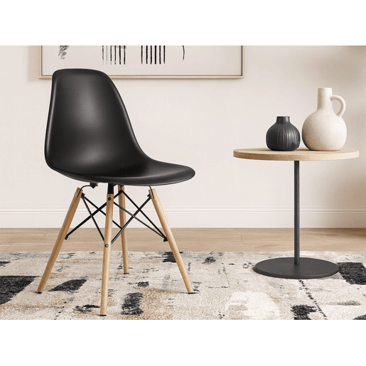 Cadeira Design Charles (Preto)