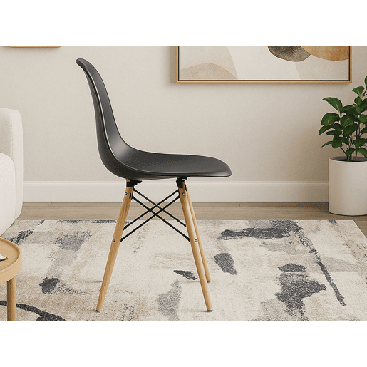Cadeira Design Charles (Preto)