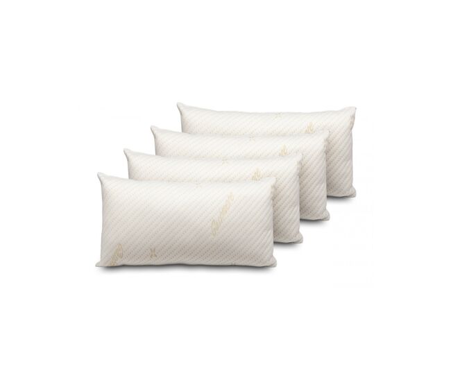 Pack 4 almohadas viscocopos cashmere 70cm