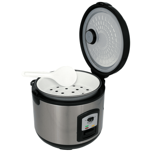Adler AD6406 Arrozeira, Cozedor de Arroz, 1,5 L, Função Keep Warm, Desligamento Automático, 1000, Prata