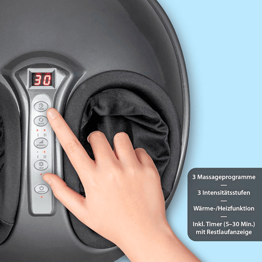 Proficare FM3099 Massagem Shiatsu para os Pés, 3 Modos de Massagem e 2 Níveis de Aquecimento, Relaxamento, 40 , Preto Proficare FM3099 Massagem Shiatsu para os Pés, 3 Modos de Massagem e 2 Níveis de Aquecimento, Relaxamento, 40 , Preto