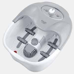 Adler AD 2167 Massajador de Pés, Massagem de Bolhas, Água Quente, Hipoalergénico, Infravermelho, 80 , Branco