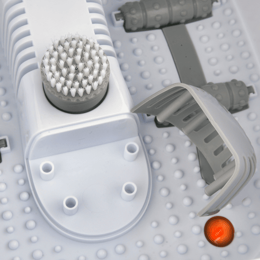 Adler AD 2167 Massajador de Pés, Massagem de Bolhas, Água Quente, Hipoalergénico, Infravermelho, 80 , Branco