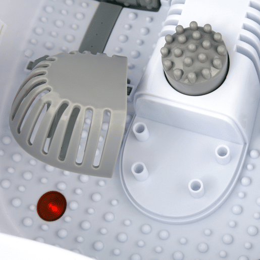 Adler AD 2167 Massajador de Pés, Massagem de Bolhas, Água Quente, Hipoalergénico, Infravermelho, 80 , Branco
