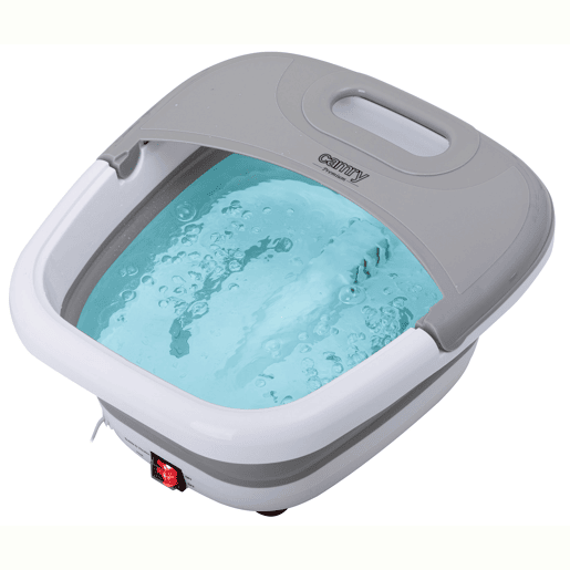 Camry CR2174 Massajador de Pés Dobrável, Massagem de Bolhas, Água Quente de 43 a 45°C., 500, Cinza branco Camry CR2174 Massajador de Pés Dobrável, Massagem de Bolhas, Água Quente de 43 a 45°C., 500, Cinza branco