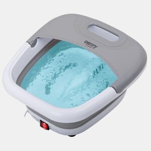 Camry CR2174 Massajador de Pés Dobrável, Massagem de Bolhas, Água Quente de 43 a 45°C., 500, Cinza branco