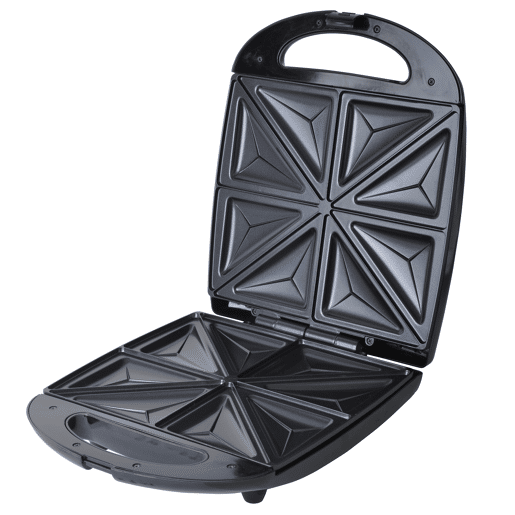 Camry CR 3023 Sanduicheira XL 4 Sanduíches, Revestimento Anti-aderente, Controlo Automático da Temperatura, 1500, Prata
