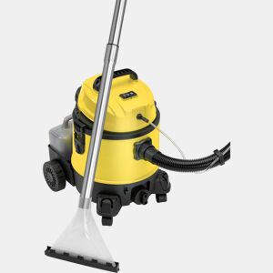 Clatronic BSS 1309 Lava Aspiradora Limpador de Estofos para Automóveis Alcatifa Vácuo Húmido e Seco, 1200, Amarelo