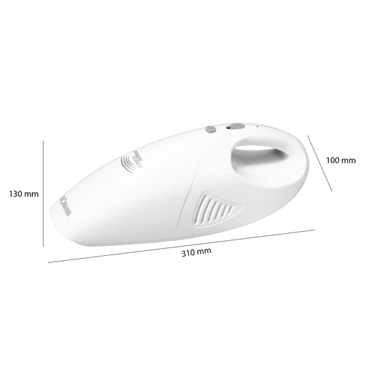 Bomann CB 967 Aspirador de Mão sem Fio, Recarregável, Sem saco, Bateria, Portátil, 1400 , Branco