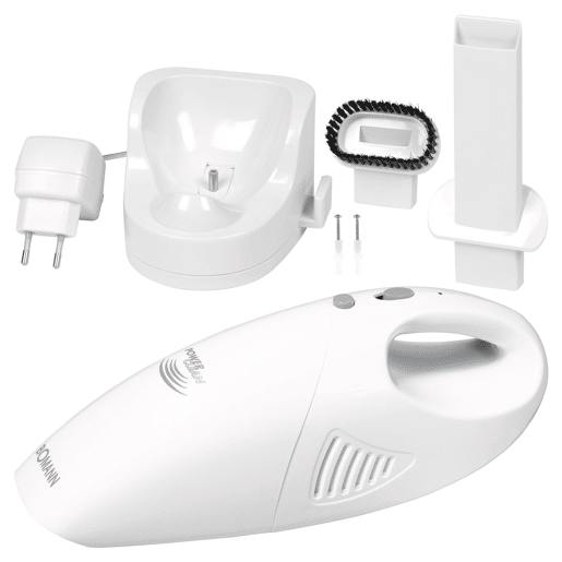Bomann CB 967 Aspirador de Mão sem Fio, Recarregável, Sem saco, Bateria, Portátil, 1400 , Branco