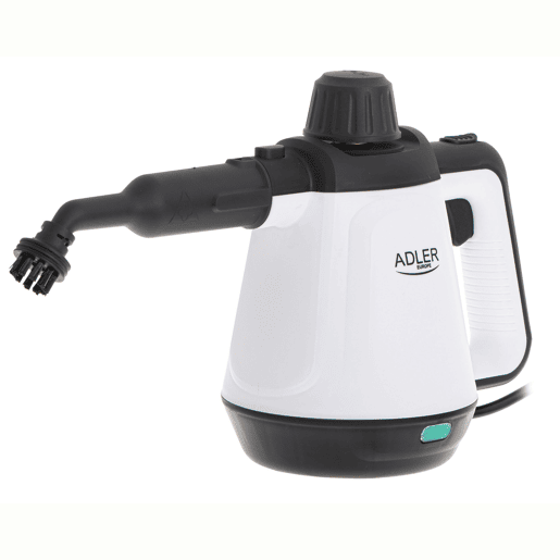 Adler AD7038 Limpador a Vapor de Pressão portátil Desinfectador de vapor, Fluxo de vapor 44 gmin, 450ml, 2000, Preto branco Adler AD7038 Limpador a Vapor de Pressão portátil Desinfectador de vapor, Fluxo de vapor 44 gmin, 450ml, 2000, Preto branco