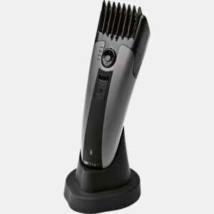 Clatronic HSM R 3313 Aparador de Cabelo e Barba, Acessórios, Bateria Recarregável 800 mAh, 800 , Preto