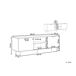 Beliani Mueble TV INDIO Beliani Mueble TV INDIO Negro