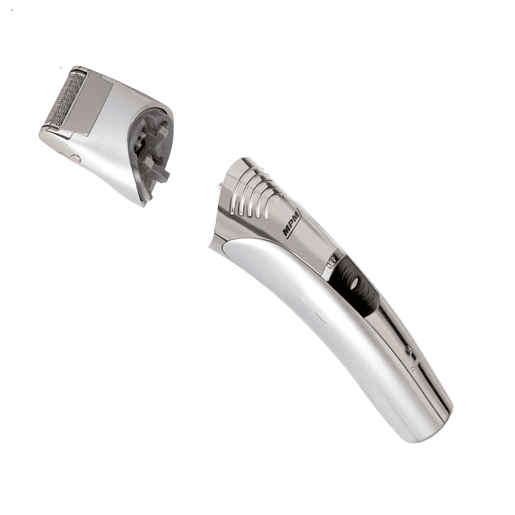 MPM MMW-04 Conjunto Aparador de Cabelo e Barba + Aparador de Nariz e Orelhas, sem Fios, , Cinza
