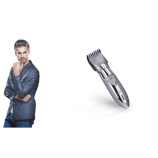 MPM MMW-01 Aparador de Cabelo e Barba + Aparador de Nariz e Orelhas, Operação de Bateria  Rede, , Cinza