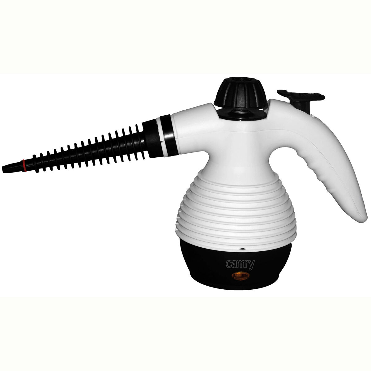 Camry cr7021 vaporeta limpiador vapor a presión 3,5 bar, desinfección portátil depósito 350ml, 10 accesorios, 1500, blanco/negro